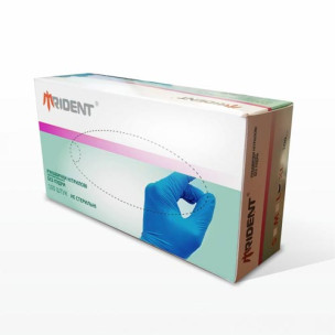 Робочі рукавички Trident одноразові нітрилові розмір L